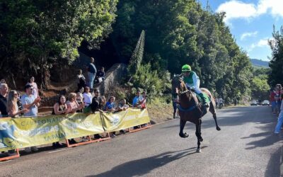 Abel Aguiar, junto a Beautot, logra la victoria en la carrera celebrada el sábado en el Campeonato de La Palma Ecuestre
