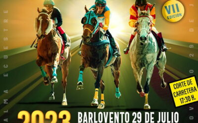Barlovento acoge una carrera tradicional de caballos como final de la VII Edición de La Palma Ecuestre 2023