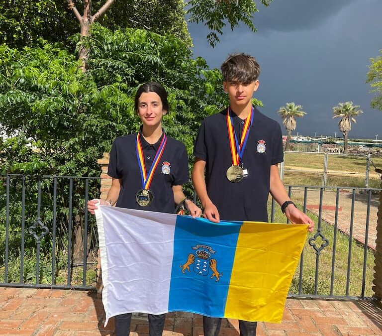 Los canarios Aitana Dorta y Sergio Sánchez logran el oro en el Campeonato Junior de Raid celebrado en Sevilla