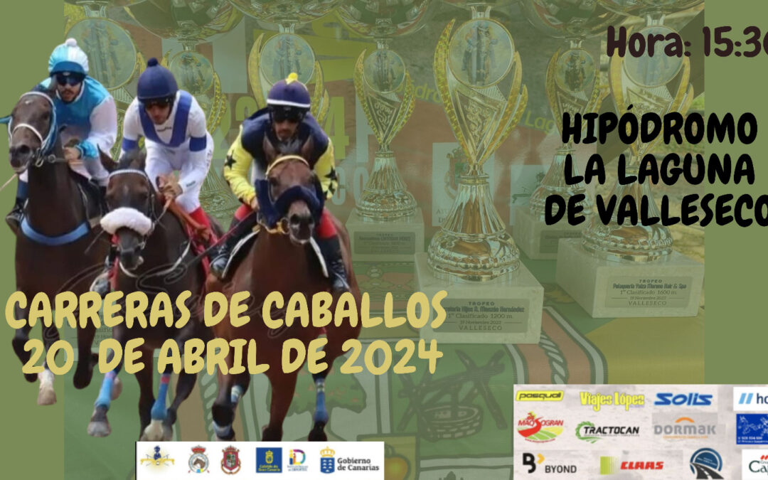 Nueva jornada de carreras de caballos este sábado en el Hipódromo de La Laguna