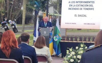 El Ayuntamiento de El Sauzal reconoce la labor de la Federación Canaria de Hípica durante el Incendio Forestal Arafo-Candelaria del pasado año