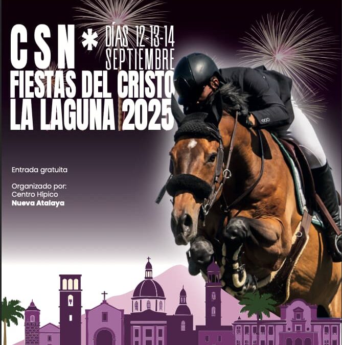 La Laguna celebra sus Fiestas del Cristo con un concurso nacional de salto de categoría una estrella en el Centro Hípico Nueva Atalaya