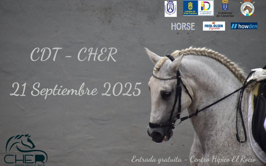 CHER – Centro Hípico El Rocío acoge este domingo en sus instalaciones un concurso de doma clásica y paralímpica
