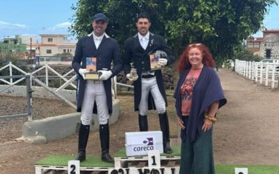 Lucas Gil logra el oro en la prueba grande del concurso territorial de doma clásica y paralímpica del pasado sábado en El Molino
