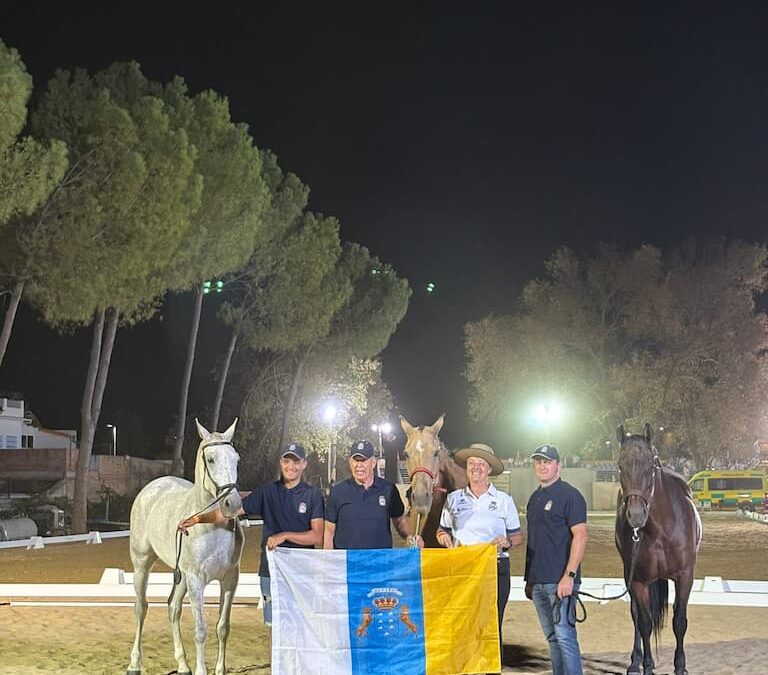 Los representantes canarios completan su participación en el Campeonato de España de Doma Vaquera 2025 celebrado en Pilas