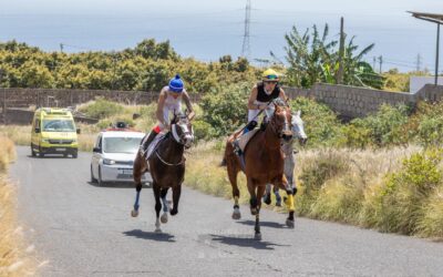 Emoción y espectáculo en Güímar para inaugurar el Campeonato de Tenerife de carreras tradicionales de caballos