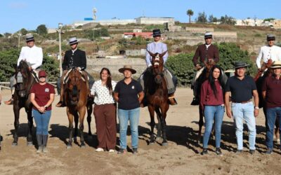 Arucas fue el epicentro de la doma vaquera canaria en una intensa jornada de competición
