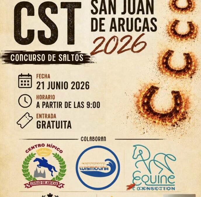 Cuenta atrás para el concurso territorial de salto de obstáculos San Juan 2026 que se celebrará en el Centro Hípico de Arucas este domingo