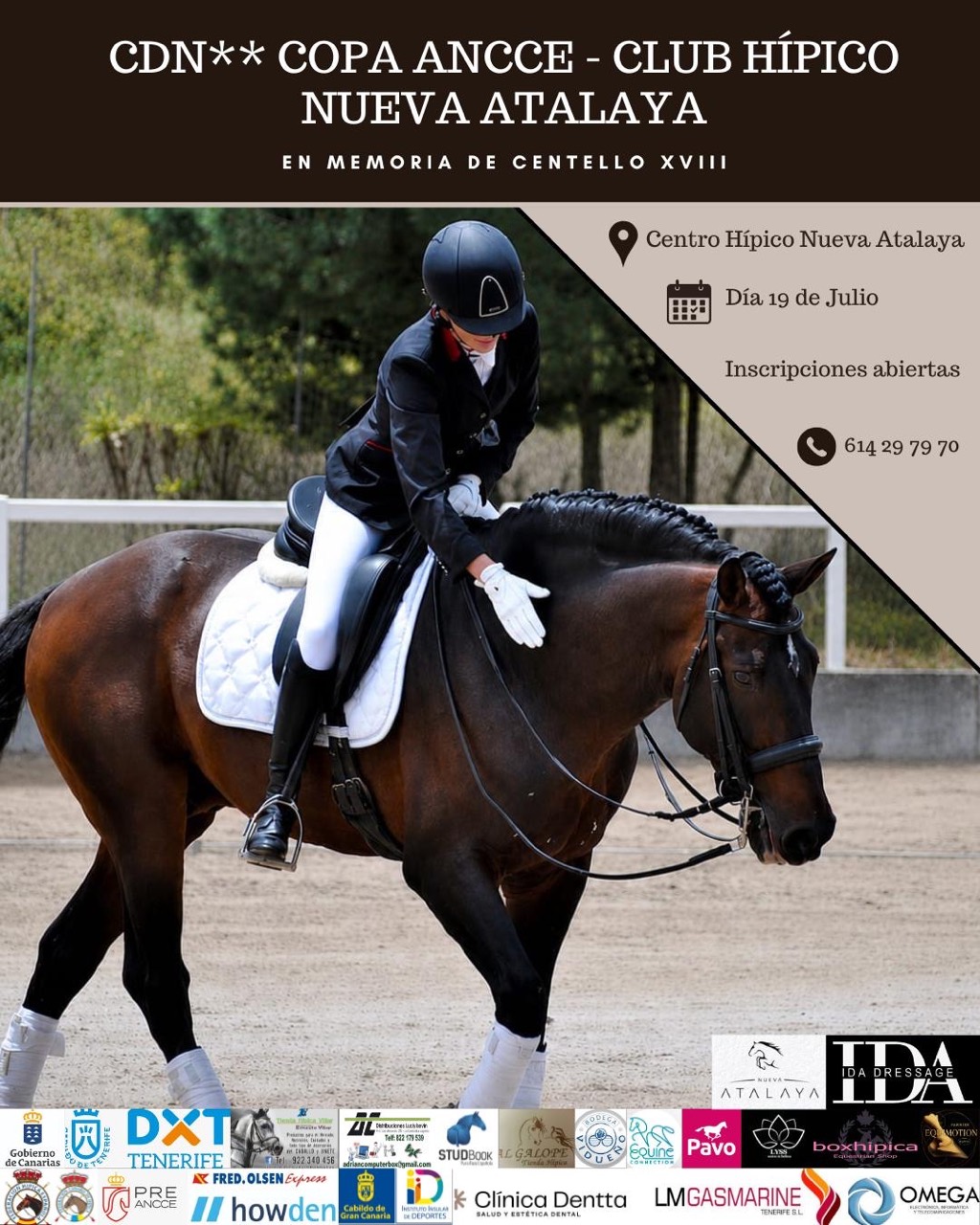 Cartel CDN** Copa ANCCE - Club Hípico Nueva Atalaya
