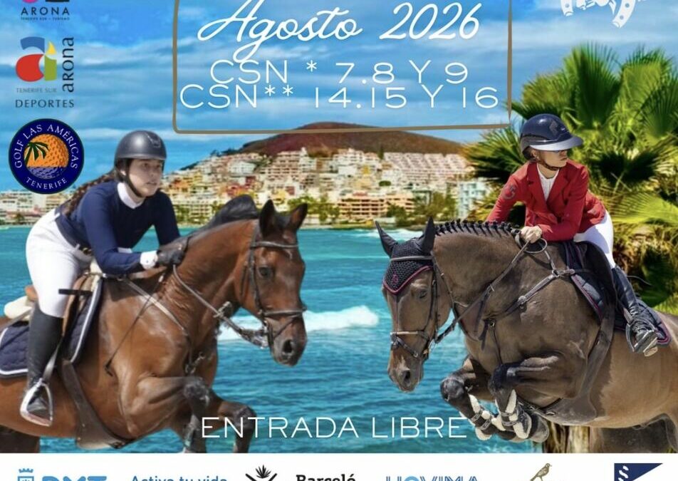 El Centro Hípico del Sur-Los Migueles acoge el XXVII Concurso Nacional de Salto Arona-Playa de Las Américas con pruebas territoriales y nacionales