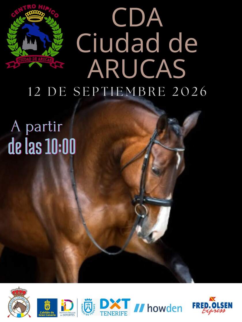 Cartel CDA Ciudad de Arucas, 12 de septiembre de 2026