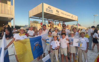 Tres deportistas canarias representan a las Islas en el Campeonato de España de Menores de Doma Clásica