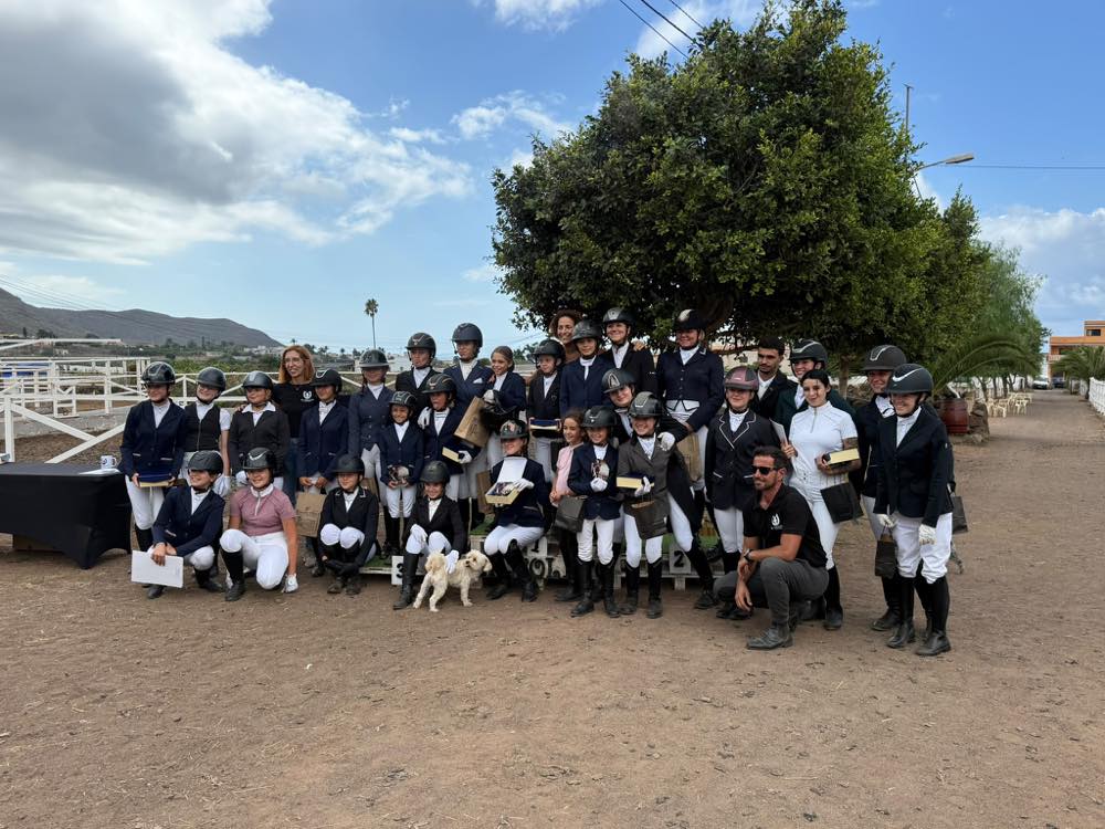 Participantes del concurso de doma clásica y paralímpica territorial de El Molino
